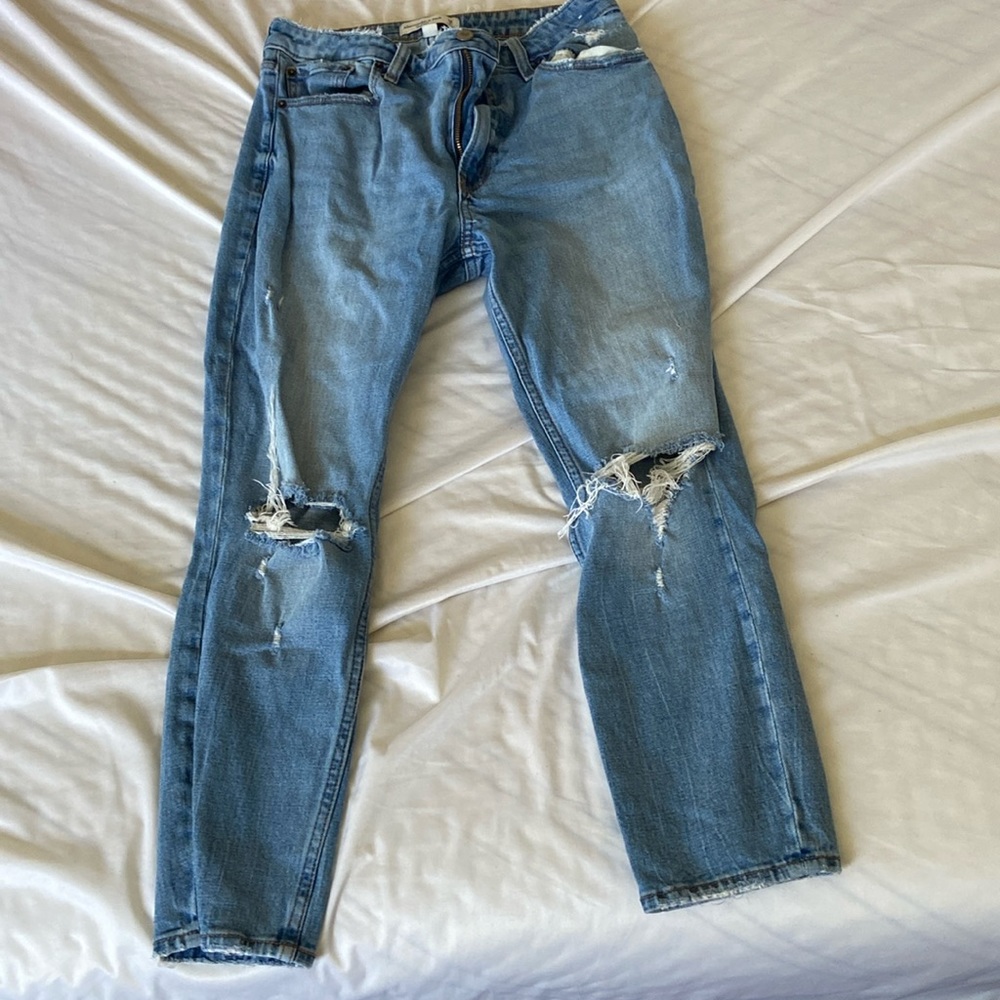 Abercrombie skinny high rise curve love jeans